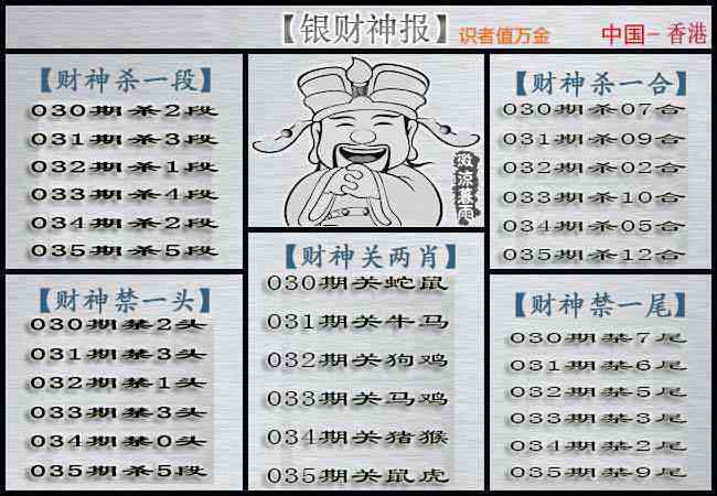 035期银财神[图]