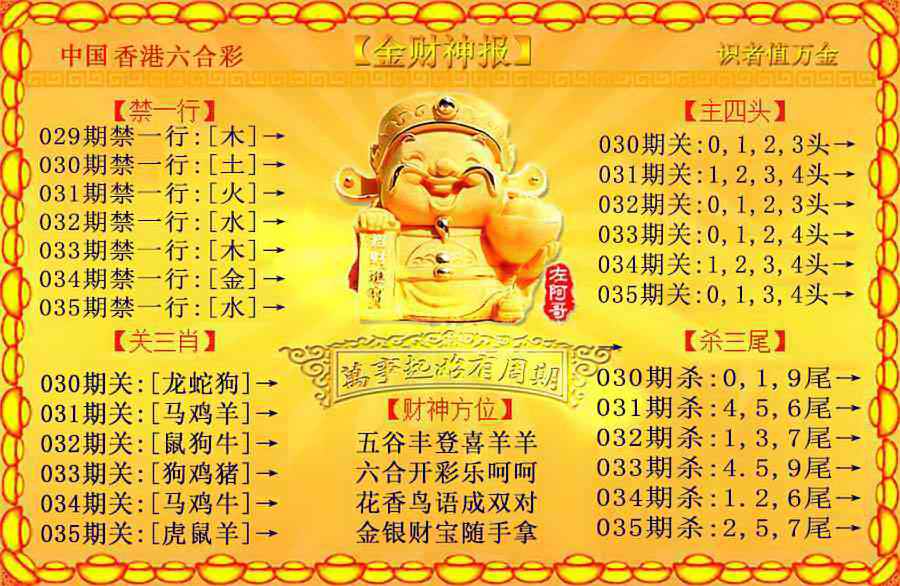 035期金财神[图]
