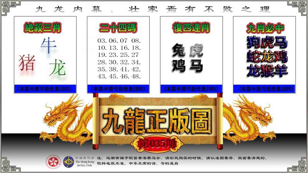 035期九龙正版图[图]
